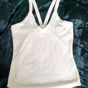 White Tank Top; small